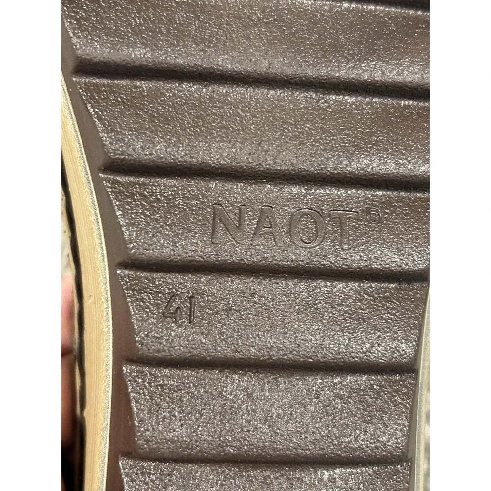 Naot Begonia Sandals Women’s Gladiator Straps Leather Size 41/ US 10 New No Box